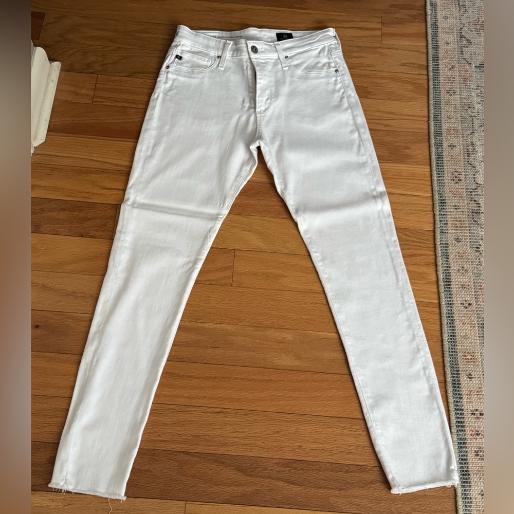 AG Adriano Goldschmied Crisp White Skinny Jeans